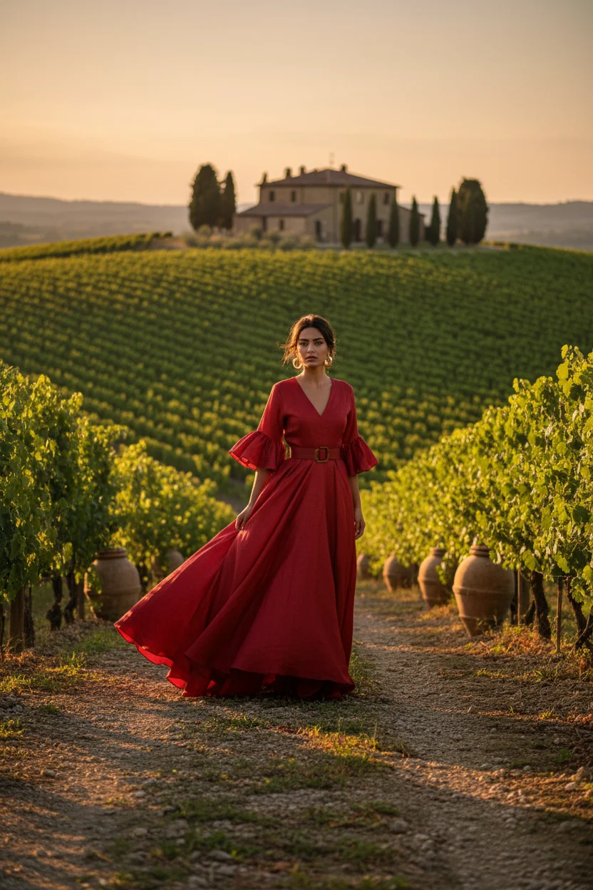 Bold Red Dress