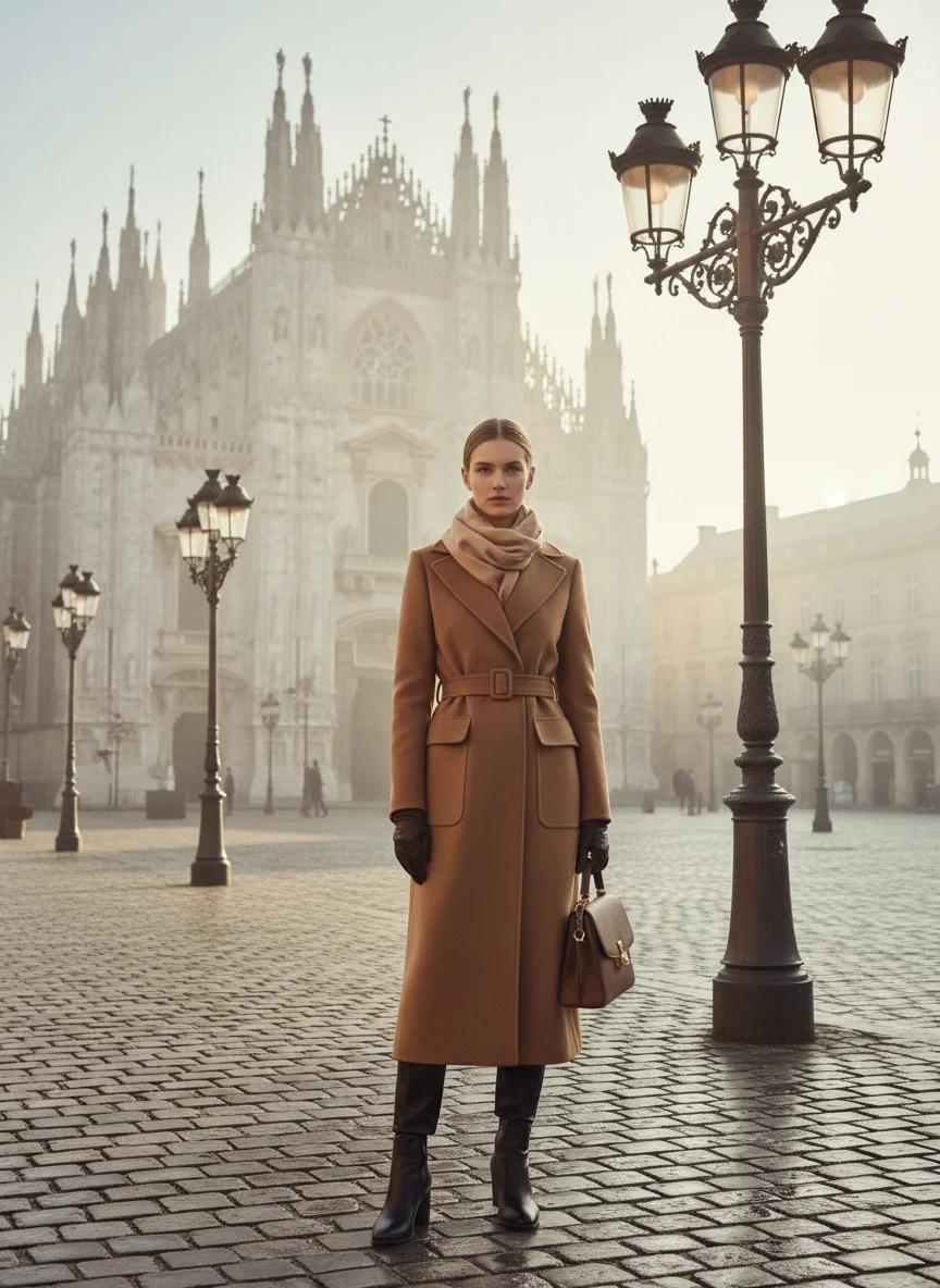Classic Camel Coat