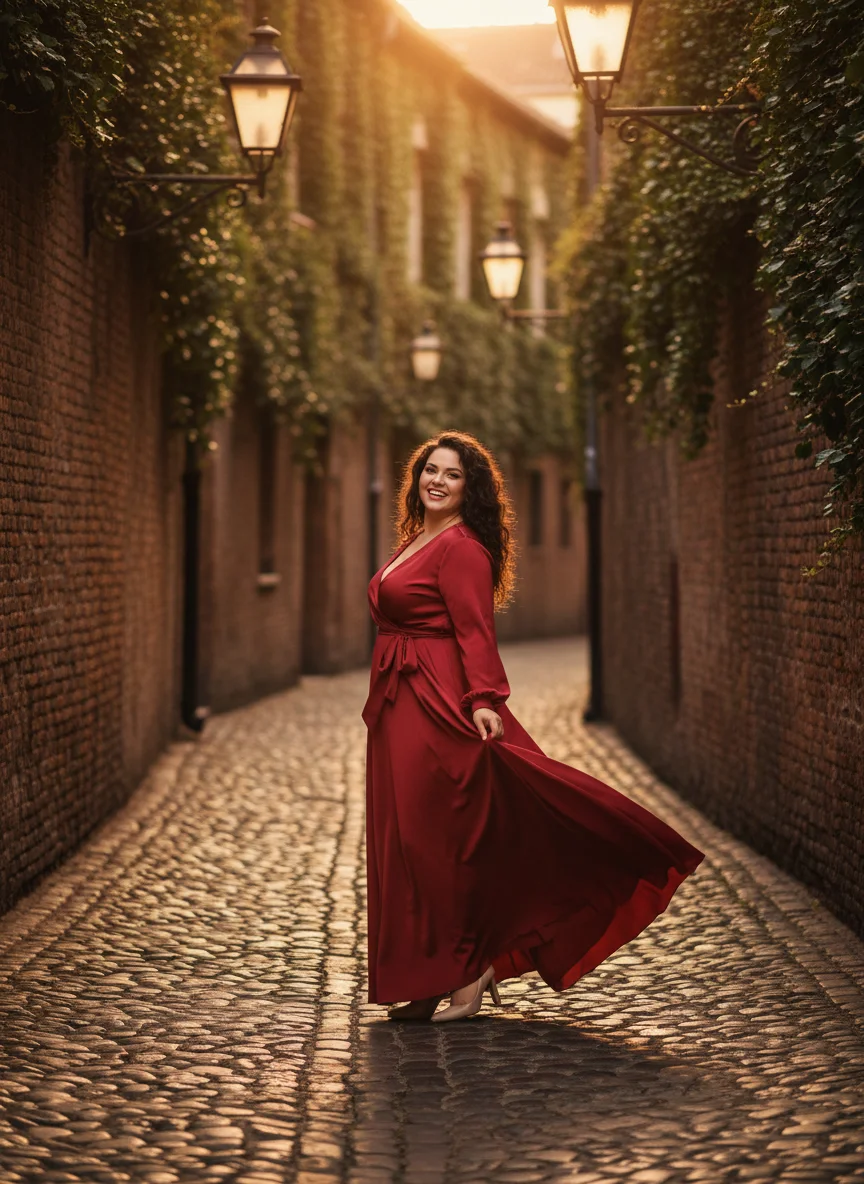 Red Wrap Dress