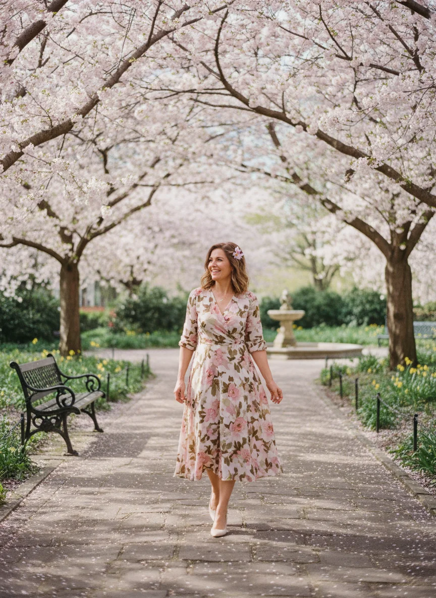 Floral Midi Dress