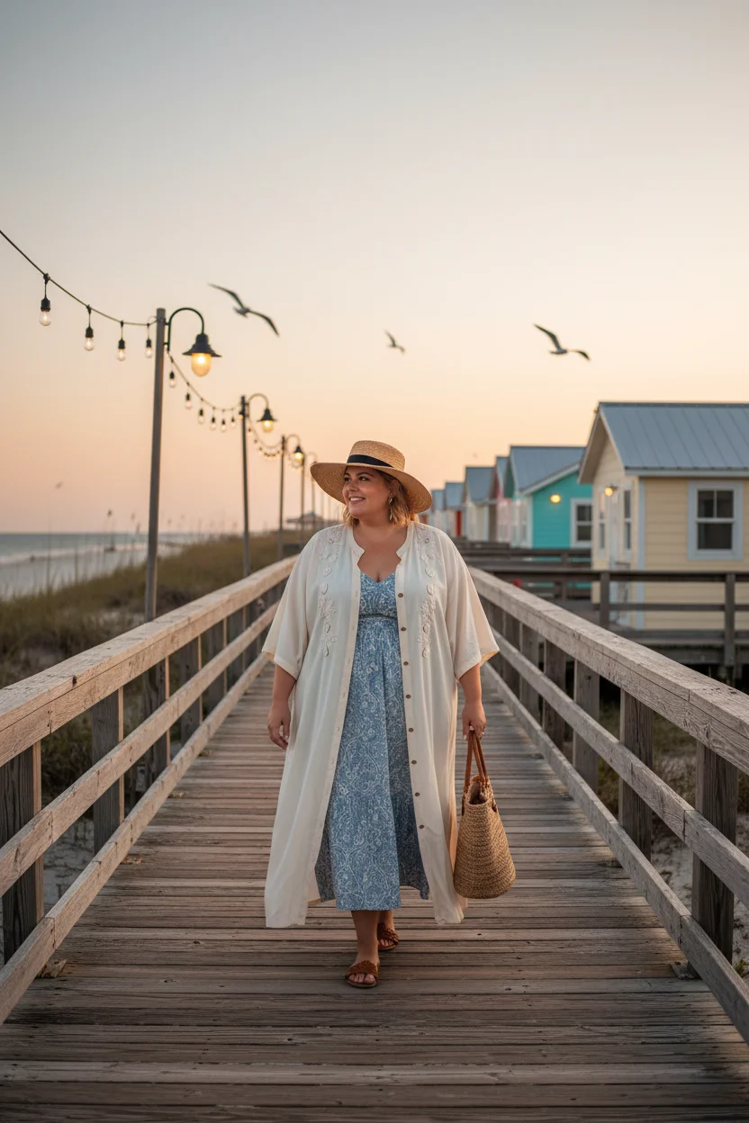 Button Down Cover Up