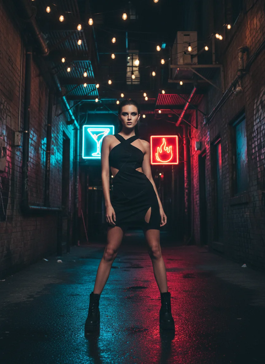 Cutout Mini Dress