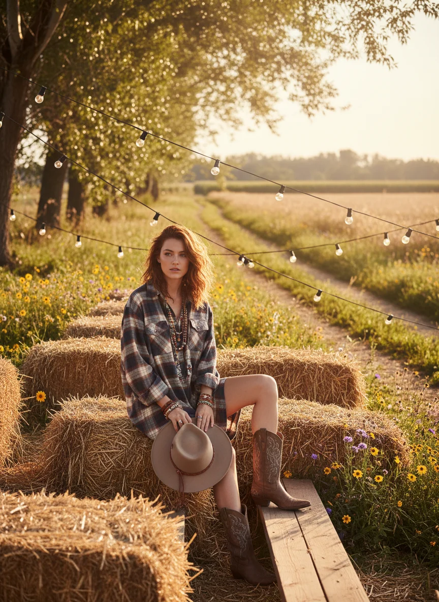 Flannel Shirt Dress