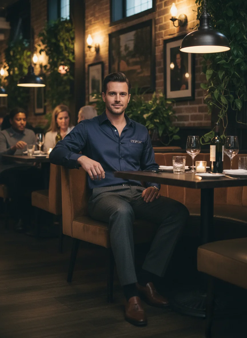 Button-Down & Trousers