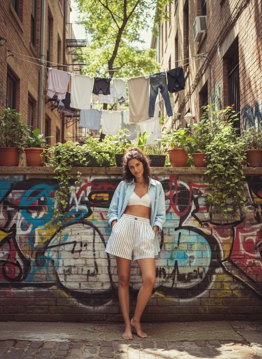 Boxer Shorts and Button Down