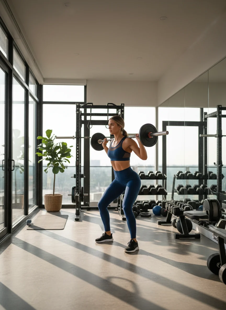 Navy Blue Compression Leggings
