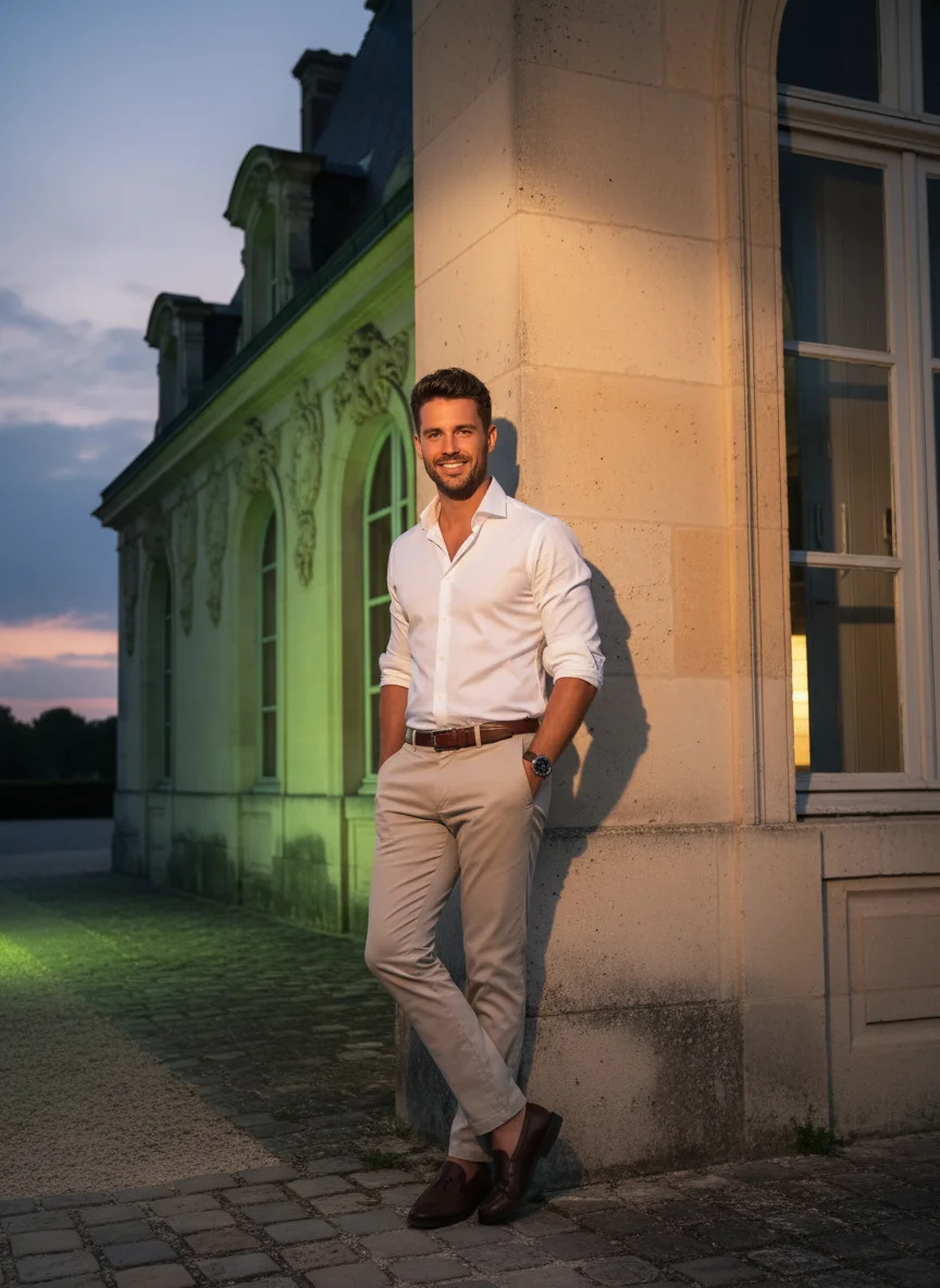 The Crisp White Shirt & Chinos