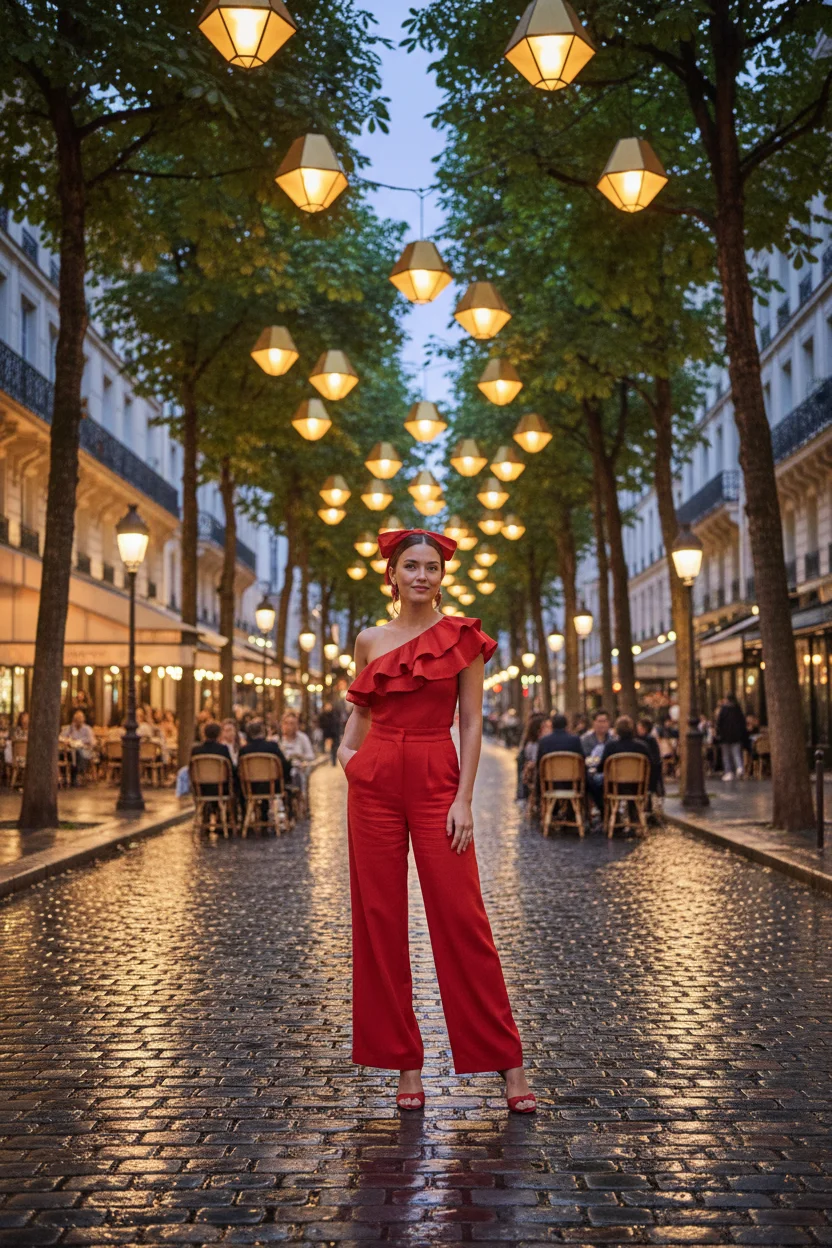 Red Pop Outfit