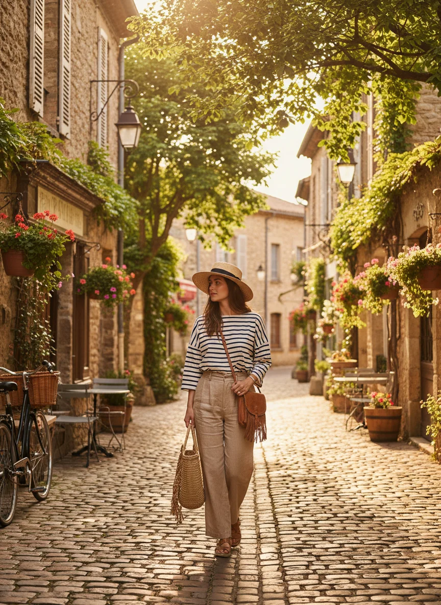 Striped Breton Top