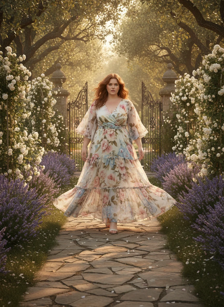 Floral Chiffon Maxi