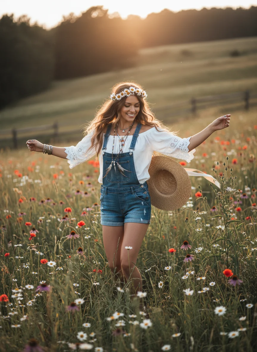 Overalls Shorts
