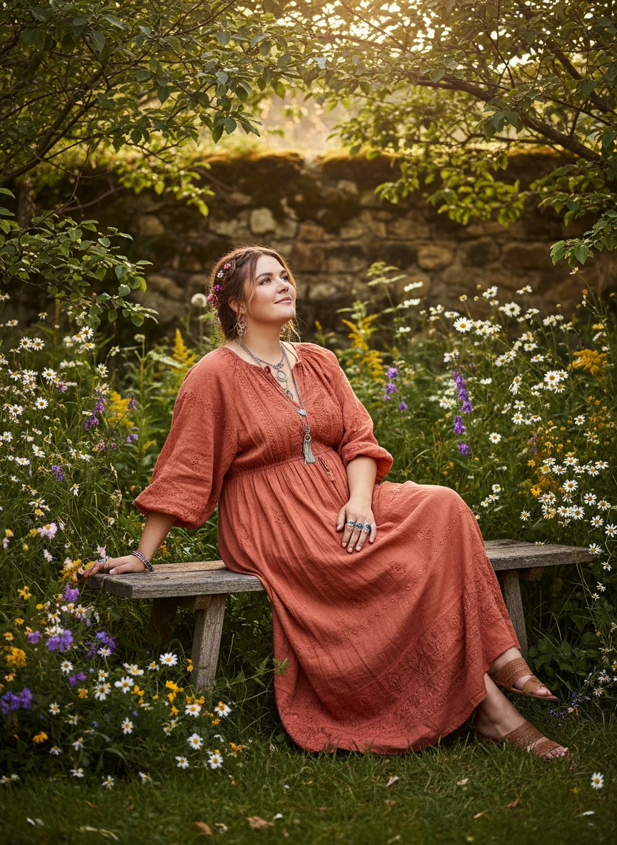 Terracotta Boho Maxi