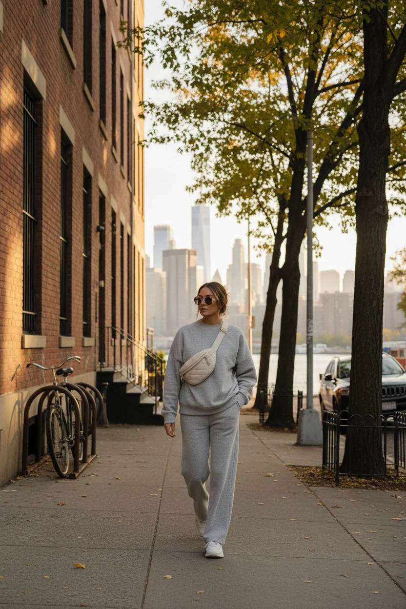 Sporty Sweatshirt Co-Ord Set