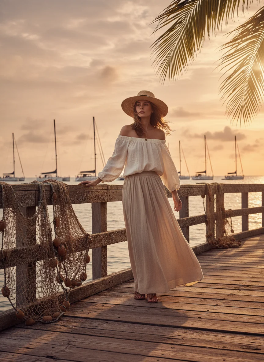 Off-Shoulder Blouse