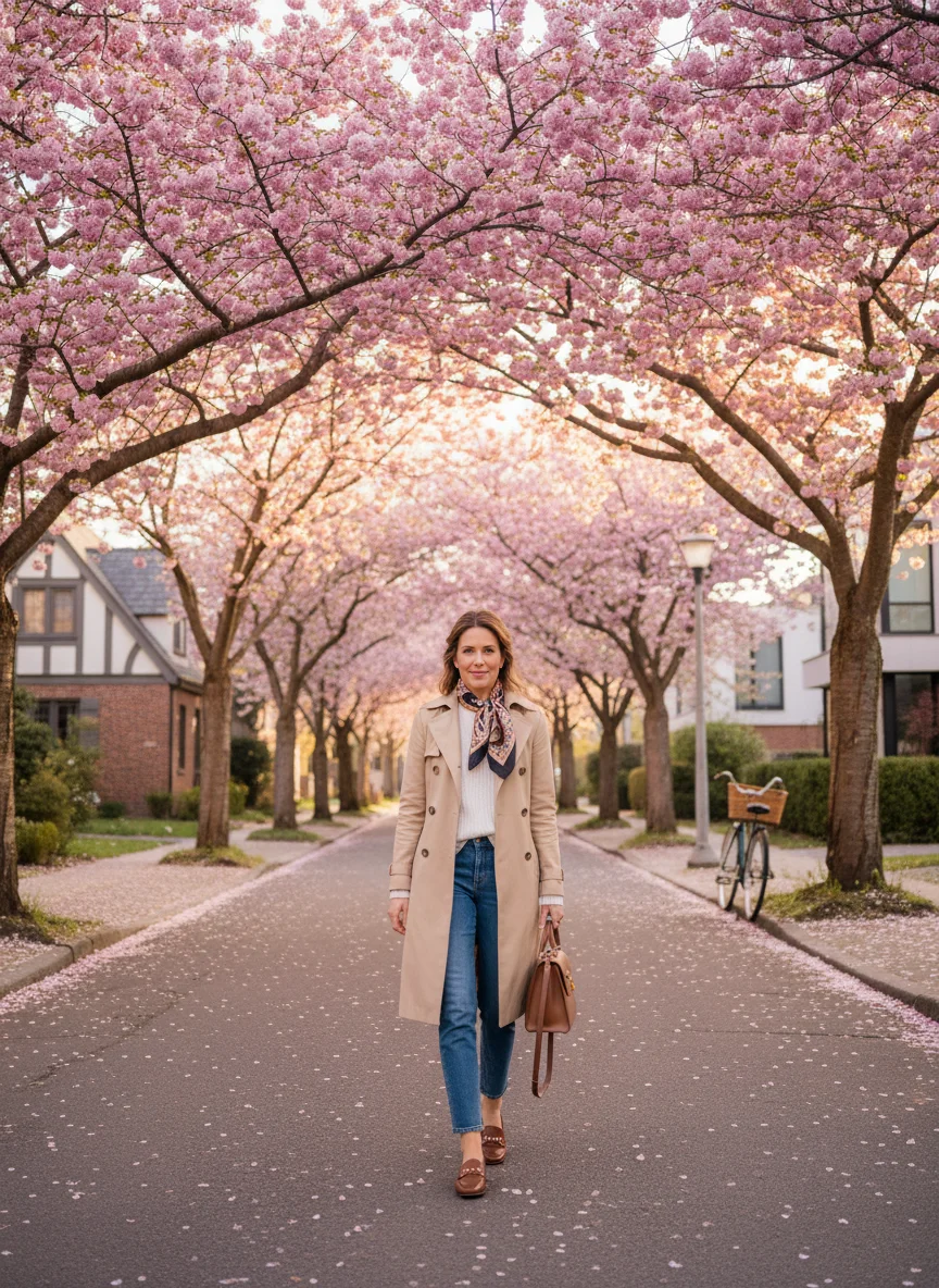 Classic Beige Trench Coat