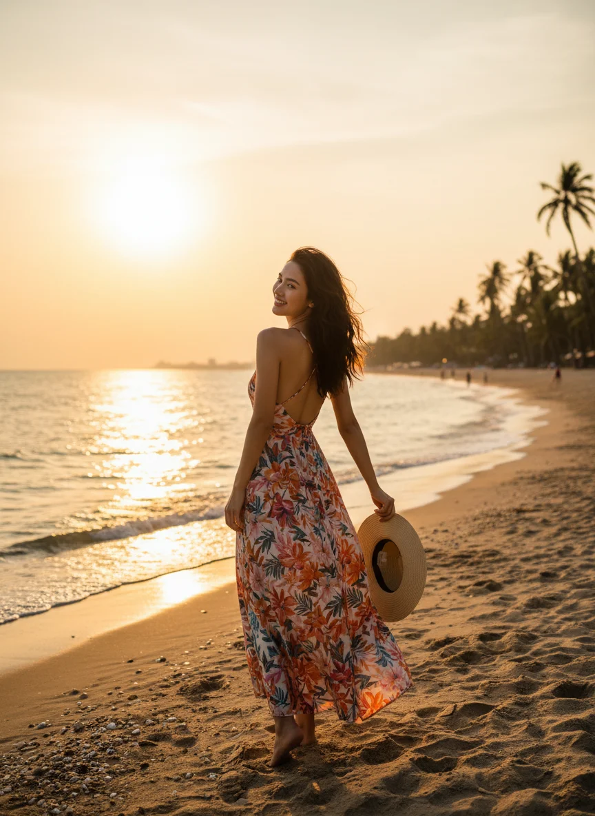 Backless Sundress for Da Nang