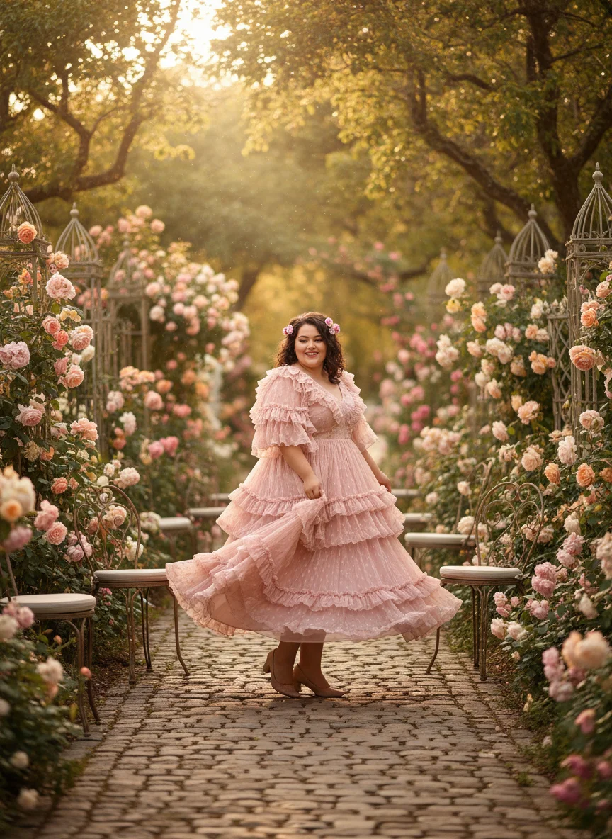 Blush Pink Ruffle