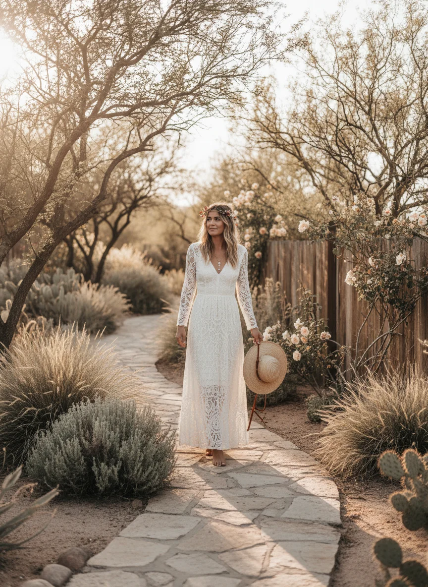 White Lace Maxi